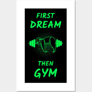 Funny gym workout motivation design Posters and Art